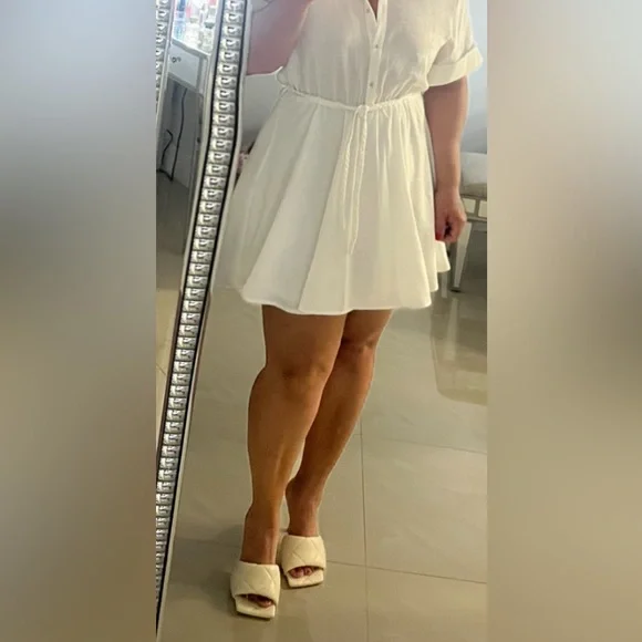 Zara  White Dress - Picture 2 of 5